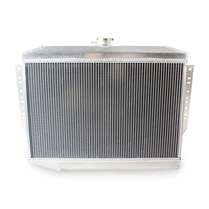 OHOB-COOL 3 Rows High Performance Flow Full Aluminum Radiator for 1972-1988 Jeep Cherokee Wagoneer J10 J20 5.9 V8 - size: 1972-1988 jeep