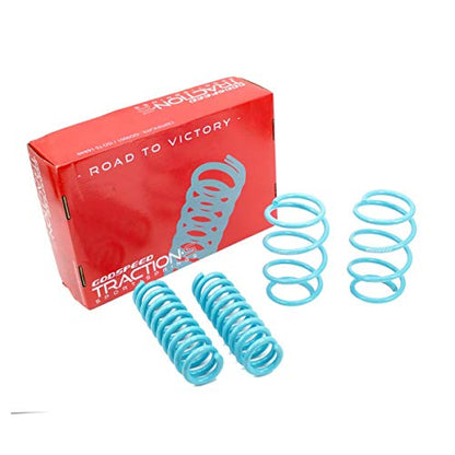 Godspeed(LS-TS-BW-0011-A) Traction-S Performance Lowering Springs, Improve Handling, Set of 4