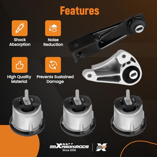 maXpeedingrods Engine Motor Mount and Transmission Mount Kit for Buick - style: EM3192