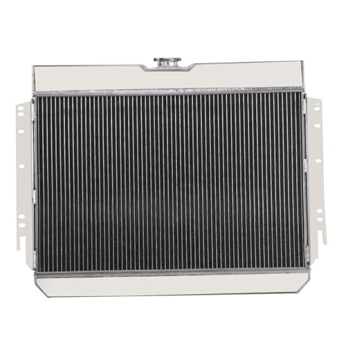 3 Row All Aluminum Radiator compatible with 1963-68 Chevy Bel Air/Impala/Biscayne El Camino - size: 3 Row Radiator