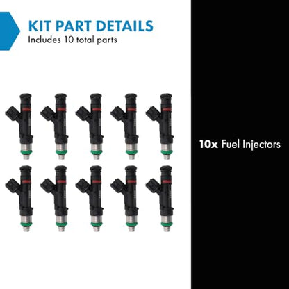 TRQ Fuel Injector Set - style: FIA58804