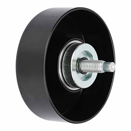 IRONTEK Belt Tensioner Idler Pulley 36299 fit for GMC (2002-2006 Sierra 3500/2003-2014 Yukon), for Hummer (2003-2009 H2/ 2008-2010 H3), for Isuzu (2003-2006 Ascender/ 2003-2005 NPR) #12669569 - size: 36299