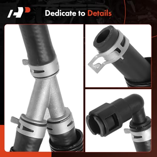 A-Premium Supply and Return HVAC Heater Hose Assembly