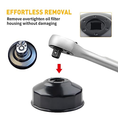 Three T Oil Filter Wrench, Oil Filter Tool For Polaris All Vehicles