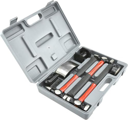 Neiko 20709A Heavy Duty Auto Body Hammer and Dolly Kit, 7 Piece - size: Cast Hammer & Dolly Set