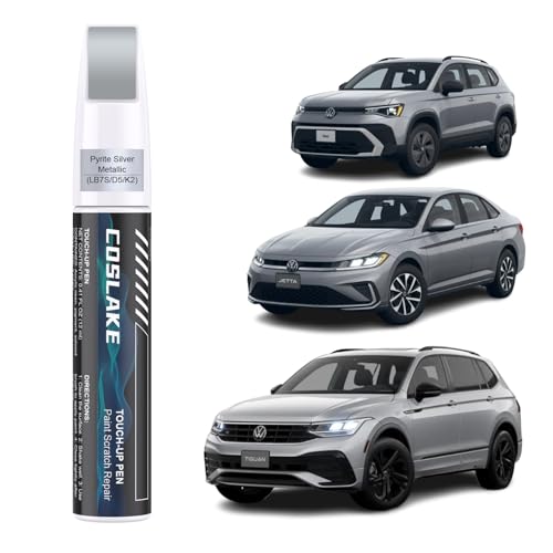 Car Touch Up Paint(Pyrite Silver Metallic(LB7S/D5/K2)) for Volkswagen - color: Pyrite Silver Metallic(LB7S/D5/K2) for 2024 Tiguan/2025 Jetta/2025 Taos