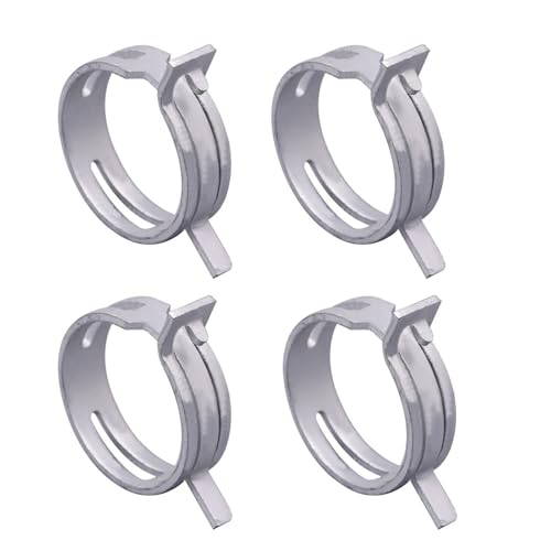 4PCS Upper & Lower Radiator Hose Clamps Kit for Honda Accord Civic CRV Fit Odyssey Replace 19511-PH7-003 19511PH7003