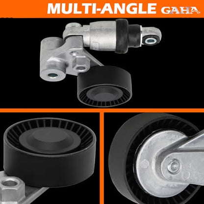 GAHA 39104 Belt Tensioner Assembly with Pulley for Kia Hyundai - size: 39104