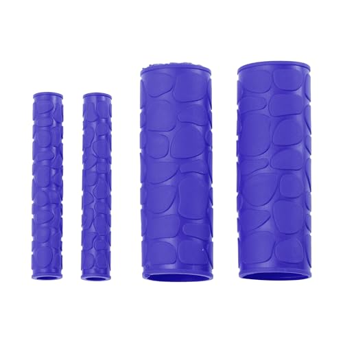 1 1/8" / 29mm 1 1/8" / 29mm Motorcycle Hand Grips Cover Kit Non Slip Rubber Handlebar Grips for Motorcycle Scooter Bicycle ATV Blue 1 Set - color: Blue