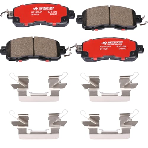 D1650 Front Ceramic Brake Pads Kit Fit For Nissan Altima 2013-2023, For Nissan LEAF 2014-2017 - style: HZ1650H