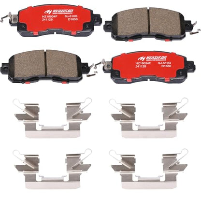 D1650 Front Ceramic Brake Pads Kit Fit For Nissan Altima 2013-2023, For Nissan LEAF 2014-2017 - style: HZ1650H