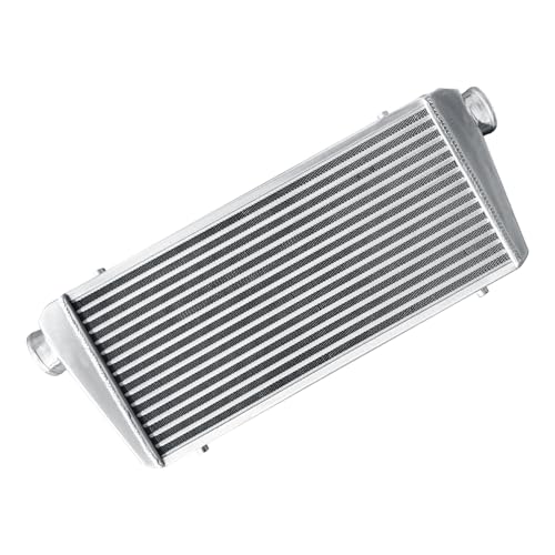 Universal Intercooler 31''x13''x3.7" Front Mount Intercooler 3'' Inlet and Outlet Aluminum Turbo Intercooler Direct Replacement for Any Turbo Charger system - size: 31''x13''x3.7" 3''