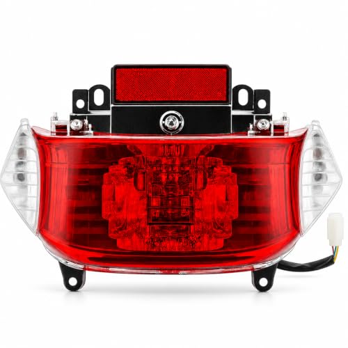 GY6 LED Rear Tail Light Assembly for 50cc 125cc 150cc Scooters and Mopeds