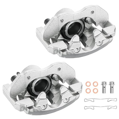 2PCS Front Brake Caliper Assembly for Mazda 3 2005-2006 2008-2013 - size: Front[19B2942B & 19B2943B]