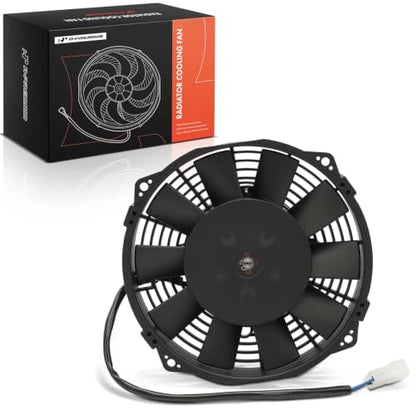 A-Premium 7.5'' 7.5 inch Slim Universal Electric Cooling Fan Assembly - style: 7.5 inch