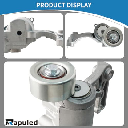 38410 Engine Belt Tensioner Serpentine Belt Drive Idler Pulley Kit - size: 90K-38410