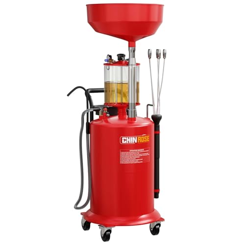 Waste Oil Drain Tank 18.5 Gallons - size: AB5701-Red
