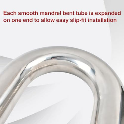 3.5'' DIY Custom Mandrel Exhaust Pipe Tube Pipe Industry Pipe-8PCS - size: 3.5 Inch