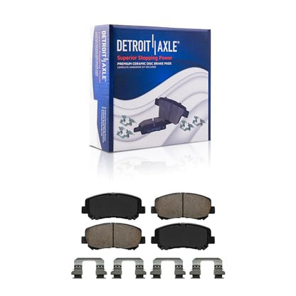 Detroit Axle - Brake Kit for 2015 2016 2017 Chrysler 200 - size: 8PR53080/KIT