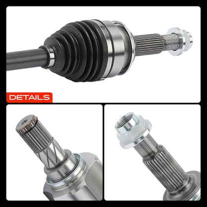A-Premium Front CV Axle Shaft Assembly for Nissan Models - style: Front Driver and Passenger Side