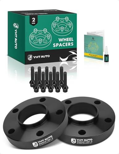 YHTAUTO 5x120 Hub Centric Wheel Spacers 1 Inch for BMW - size: 1 Inch Thickness, style: 2 PCS
