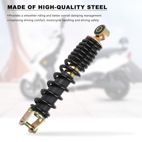 Minho Motorcycle Single Rear Shock Assembies 230MM/9.06" in Heavy Iron Material Compatible with Chinese GY6 50cc Scooter Mopeds Taotao ATM50 - size: 230mm