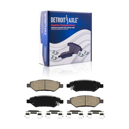 Detroit Axle - Brake Kit for 2008-2014 Cadillac CTS Standard Brake Option - size: 8PR2200390/kit