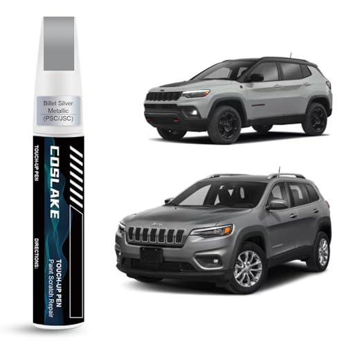 Car Touch Up Paint(Billet Silver Metallic(PSC/JSC)) for Jeep - color: Billet Silver Metallic(PSC/JSC) for 2023 Compass/2022 Cherokee