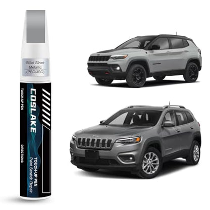 Car Touch Up Paint(Billet Silver Metallic(PSC/JSC)) for Jeep - color: Billet Silver Metallic(PSC/JSC) for 2023 Compass/2022 Cherokee