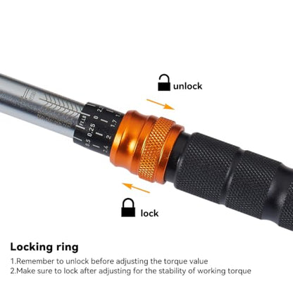 3/8 Inch Drive Click Torque Wrench, 5-45 ft-lb - size: 3/8" Drive