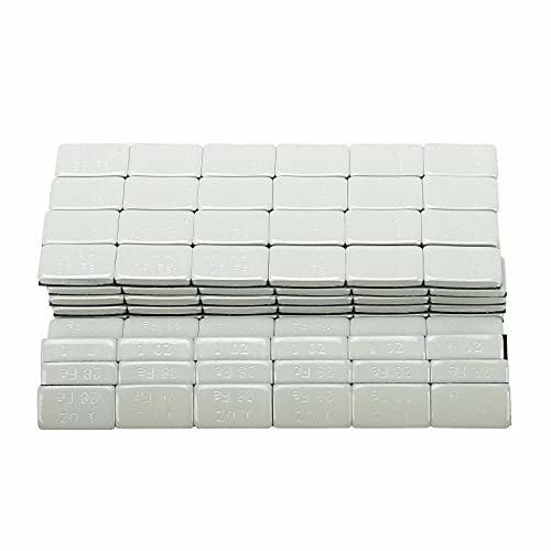 Tire Balancing Wheel Weights Stick-On Adhesive 1 OZ Gray 144 pcs 9 LBS Lead-Free - color: Gray, size: 144 Ounce (Pack of 1)