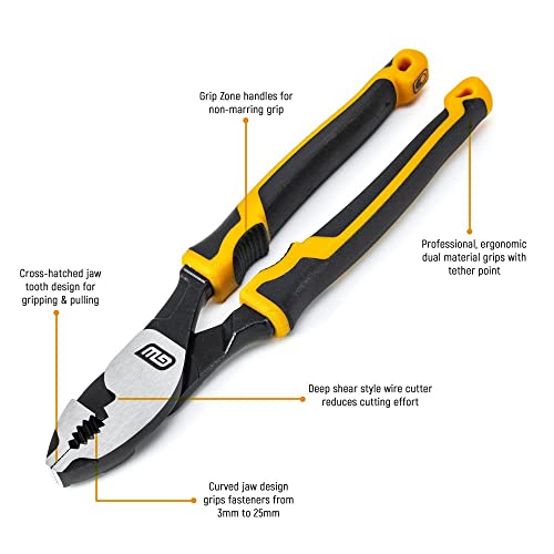 GEARWRENCH 6 Pc. Pitbull Dual Material Mixed Plier Set - 82204C - size: 6 Piece, style: Mixed Set