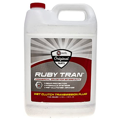 Exmark 135-2834 Ruby Transmission Fluid Full Synthetic Wet Clutch 1 Gallon Bottle