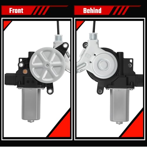 741-306 Front Left Driver Side Power Window Regulator with Motor Assembly Compatible with Honda Accord 2003 2004 2005 2006 2007 Replace 741306 72250SDAA02 - size: Front Left, style: 741-306