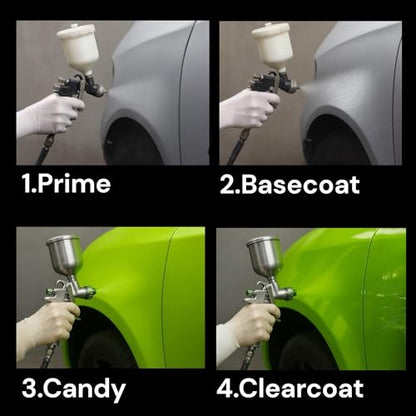 LiME LiNE Transparent Candy Concentrate, Solvet based for Automotive Custom Painting: Mega 16oz (Red Candy 16oz) - color: Red Candy