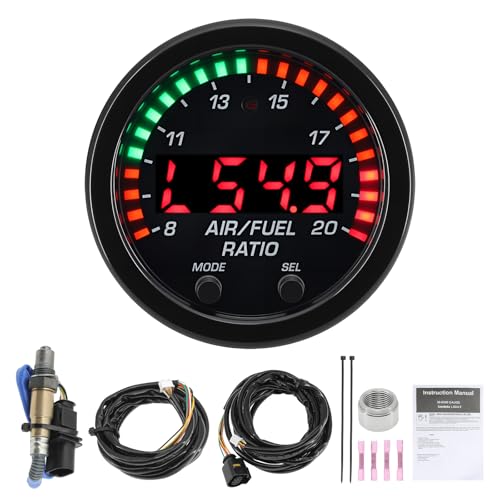 ARTILAURA 30-0300 Wideband AFR Gauge Digital Air Fuel Ratio Gauge Kit