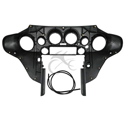 TCT-MT Speedometer Cover Inner Fairing Fit For Harley H-D Touring Electra Street Glide 2008-2013 Harley FLHX FLHTC FLHTCU Models 1996-2007 FLHT FLHTC FLHTCU FLHX - color: Black, size: Inner Fairing