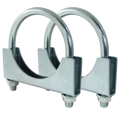 3" U Heavy Duty U-Bolt Clamp, Stainless Steel, 2-Pack - size: 3",2PCS