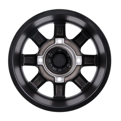 (2 Pack) 4/156 Tusk Cascade Wheel 12x7 4.0 + 3.0 Machined/Black For Yamaha RAPTOR 700 2006-2025