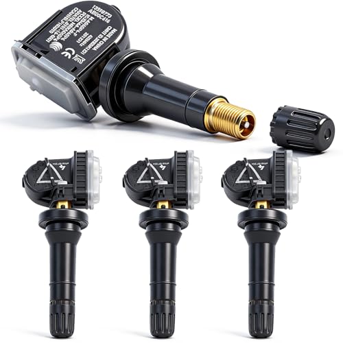 TPMS Tire Pressure Monitor Sensor, Compatible with Chevy Silverado Suburban Tahoe GMC Sierra Pontiac Saab Buick Cadillac Saturn, Replace#13598773 - color: 13598773