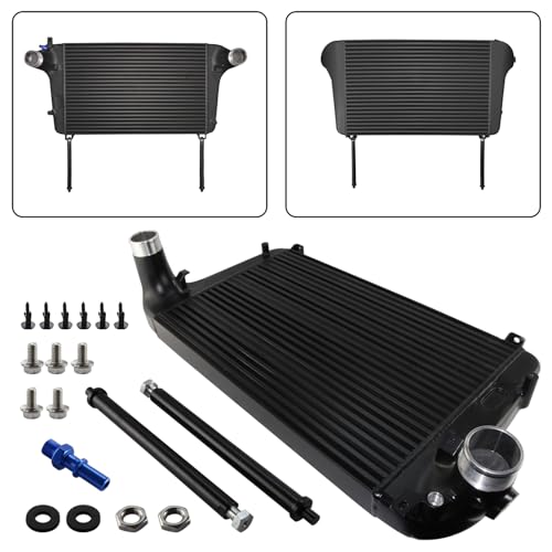 Front Mount Intercooler for Ford Explorer ST V6 2020-2023 Black - color: Black