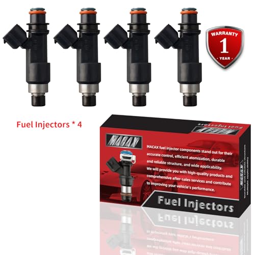 Set of 4 Fuel Injectors 1465A051 FJ868 Replacement - size: FJ868