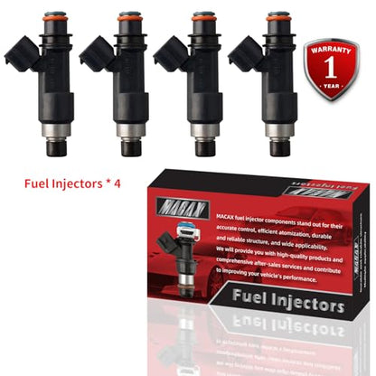 Set of 4 Fuel Injectors 1465A051 FJ868 Replacement - size: FJ868
