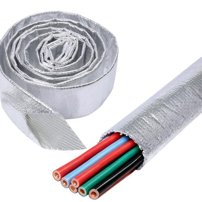 Automotive Heat Shield Sleeve 1inch-3.2ft High Temp Sheathing Roll - size: 1"-3.2ft