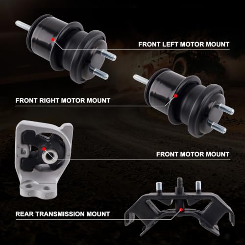 Motor Mount Kit for 2015-2019 Legacy Outback 2.5L - size: A6742 A6742 A6743 A6745