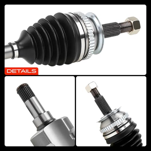 A-Premium Set of 2 Front Axle Shaft Assembly - style: Front Driver and Passenger Side