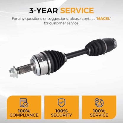 PAROD 664257 CV Axle Assembly Fit for 2007-2014 Honda CR-V Front Right Passenger Side - size: Front Passenger Side
