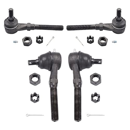 ASTARPRO 4WD 4pcs Front Tie Rods Inner And Outer Complete Kit Compatible With Ford Expedition F-150 F-250 Lincoln Navigator