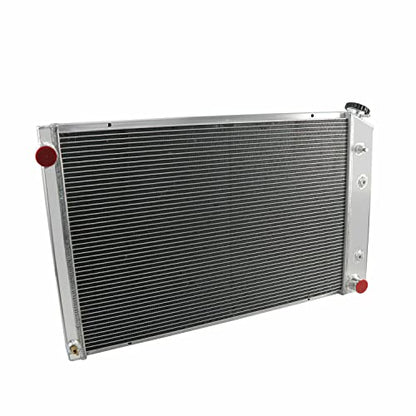 3-Row Radiator Compatible For 1973-1987 Chevy GMC C/K K5 Blazer C10 C20 C30 305 350 454 V8 Pickup Aluminum Radiators - size: 3-Row