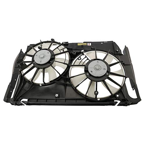 TRQ Radiator Dual Cooling Fan Assembly - style: RFA83474